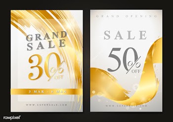 Metallic wave abstract background set | Free stock vector - 564495