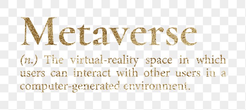 Metaverse png dictionary word sticker, | Free PNG - rawpixel