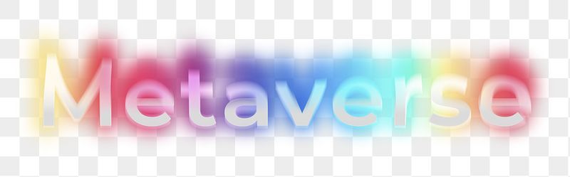 Metaverse png word sticker, neon | Free PNG - rawpixel