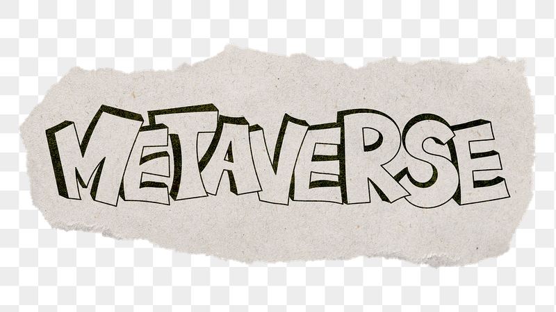 Metaverse png word sticker, ripped | Free PNG - rawpixel