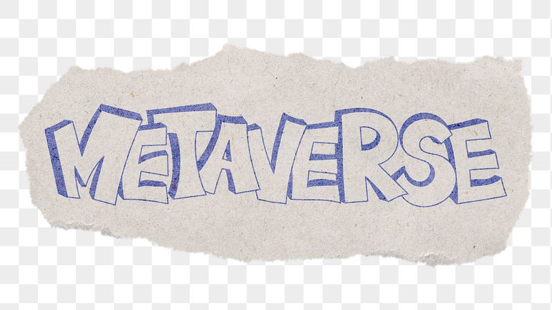 Metaverse png word sticker, ripped | Free PNG - rawpixel