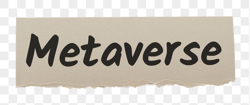 Metaverse png word sticker typography, | Free PNG - rawpixel
