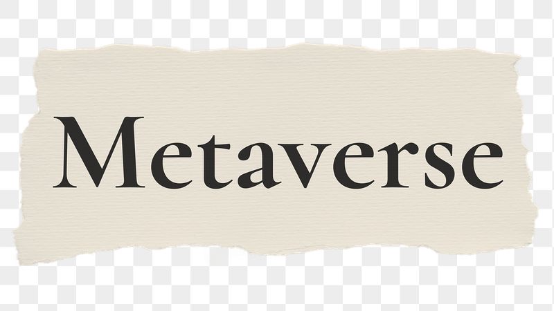 Metaverse png word sticker typography, | Free PNG - rawpixel
