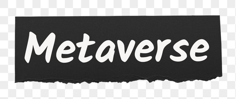 Metaverse png word sticker typography, | Free PNG - rawpixel