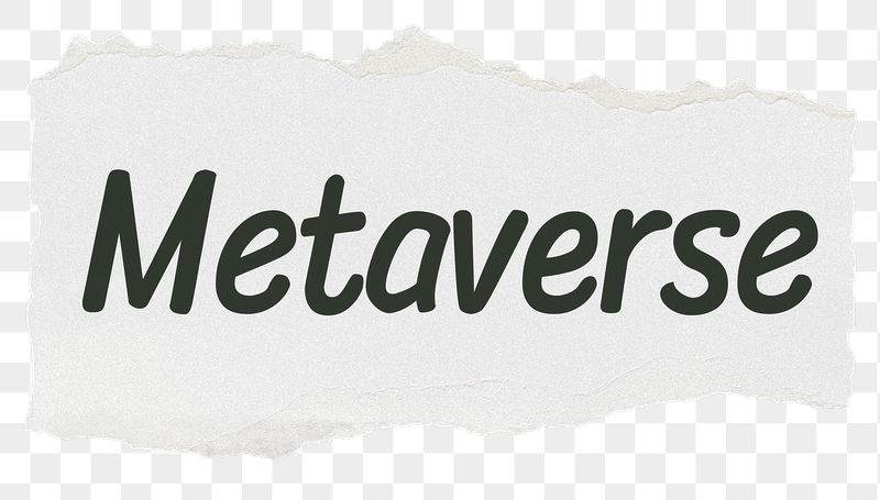 Metaverse png word sticker typography, | Free PNG - rawpixel