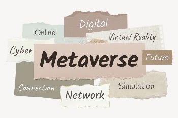 Metaverse word, ripped paper typography | Free PSD - rawpixel