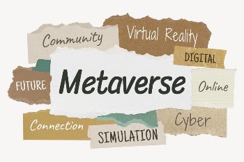 Metaverse word, ripped paper typography | Free PSD - rawpixel
