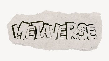 Metaverse word sticker, ripped paper | Free PSD - rawpixel