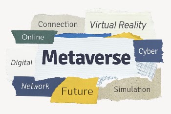 Metaverse word, torn paper typography | Free PSD - rawpixel