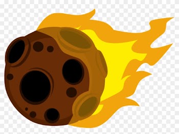 Meteoroid Meteorite Meteor Shower Asteroid Clip Art - Meteor Vector Png