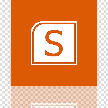 Metro UI Icon Set  Icons, SharePoint_mirror, S text overlay inside white and orange frame illustration transparent background PNG clipart