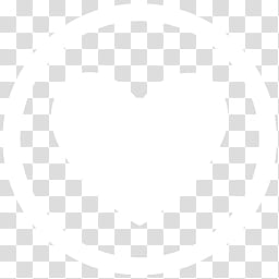 MetroStation, white heart transparent background PNG clipart