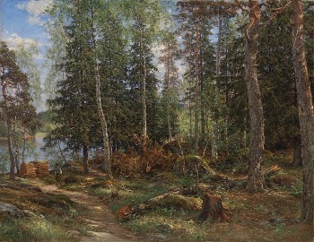 Metsänsisusta, aihe laajasalosta, helsingistä, 1886, | Free Photo - rawpixel