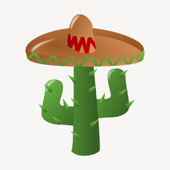 Mexican cactus clip art color | Free Photo - rawpixel