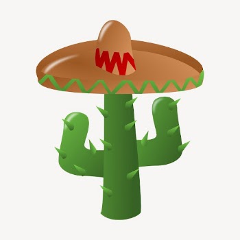 Mexican cactus clipart, collage element | Free PSD - rawpixel