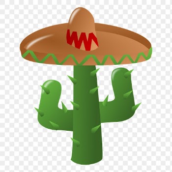 Mexican cactus png sticker, transparent | Free PNG - rawpixel