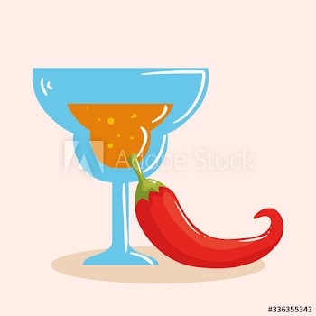 Mexican cocktail and chilli design