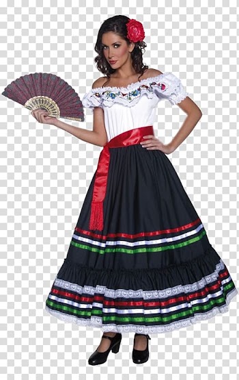 Mexican cuisine Costume Dress Mexico Clothing, fancy dress transparent background PNG clipart