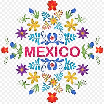 Mexican cuisine Floral design Flower Embroidery Clip art - flower 