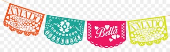 Mexican cuisine Paper Banner Papel picado Clip art - fiesta 