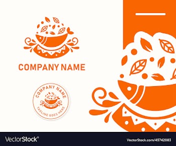 mexican fish bowl logo design template suitable