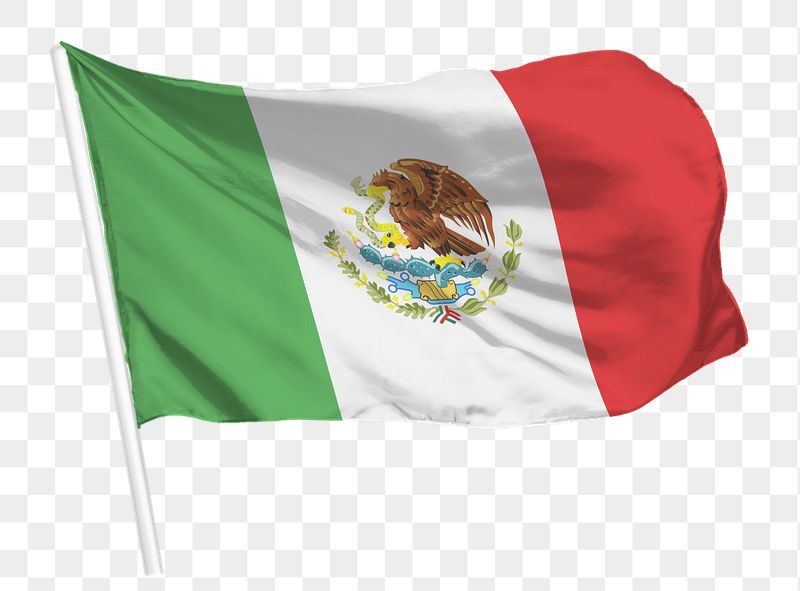 Mexican flag png waving, national | Free PNG - rawpixel