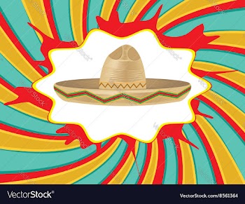 Mexican Hat Sombrero2 vector image