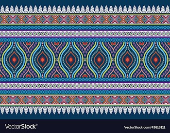 mexican indian design with tribal ethnic themes