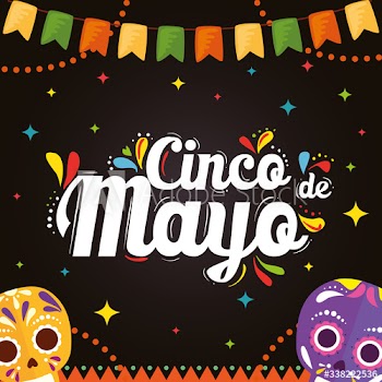 Mexican skulls and banner pennant design