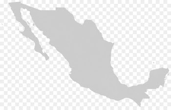Mexico City Blank map - map 