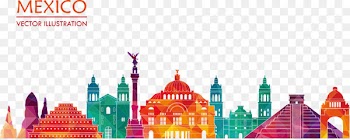 Mexico City Royalty-free Drawing Illustration - Vector illustration Mexico City 