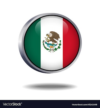 mexico flag button