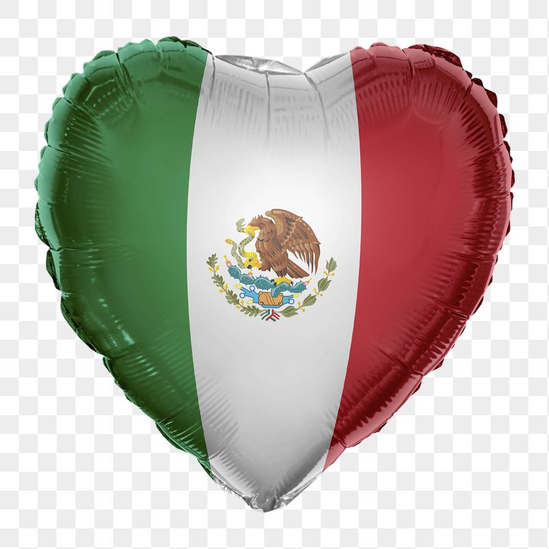 Mexico flag png balloon on transparent | Free PNG - rawpixel