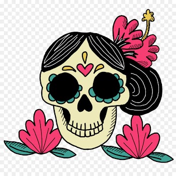 Mexico Mexican cuisine Skull Euclidean vector - Mexican skull 