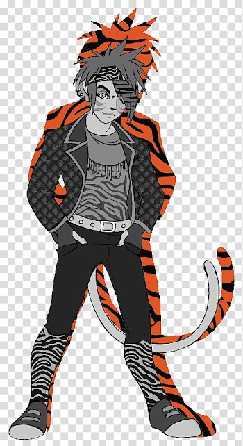 MH Halloween Special, Toralei Stripe Genderbend, male character illustration transparent background PNG clipart