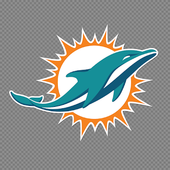 Miami Dolphins At 50 Logos Logo Image - Free Logo Png