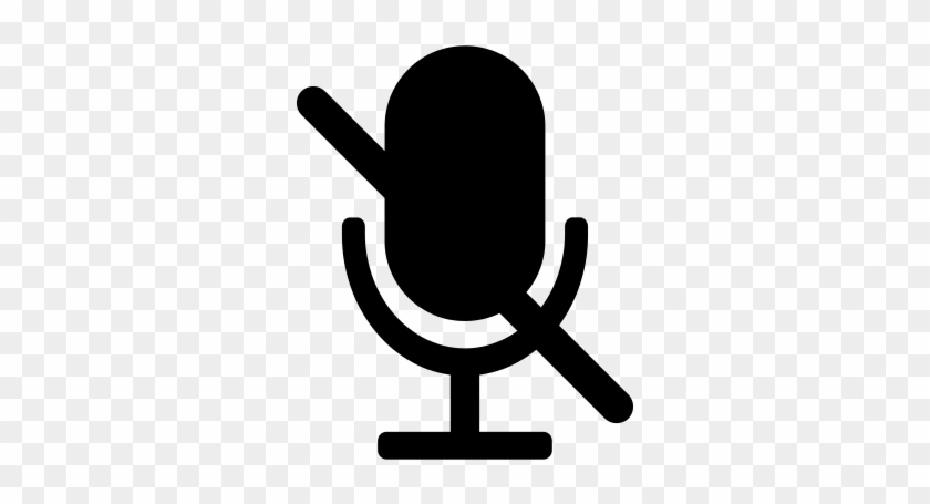 Mic Mute, Mute, No Sound Icon - Mic Mute, Mute, No Sound Icon