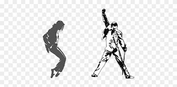 Michael Jackson Amp Freddie Mercury ~â™¥~smooth Simmer~â™ - Michael Jackson Billie Jean Silhouette