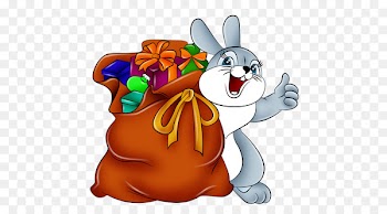 Mickey Mouse Christmas The Walt Disney Company Clip art - Rabbit with a gift 