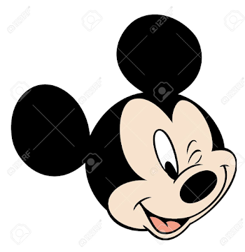Mickey Mouse Head Character Cartoon Winking Eye Illustration Stock ...