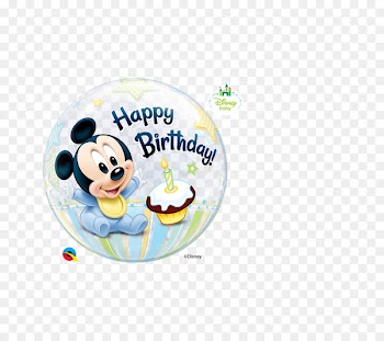 Mickey Mouse Minnie Mouse 60cm Clear Deco Bubble Balloon Birthday - mickey mouse 