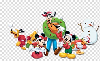 Mickey Mouse Minnie Mouse Goofy Pluto Christmas, mickey minnie transparent background PNG clipart