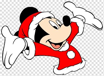 Mickey Mouse Minnie Mouse Santa Claus Christmas The Walt Disney Company, minnie mouse transparent background PNG clipart
