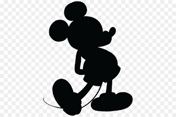 Mickey Mouse Minnie Mouse Silhouette Scalable Vector Graphics Clip art - Silhouette Mickey Mouse 
