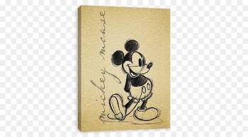 Mickey Mouse Minnie Mouse The Walt Disney Company Goofy Canvas - barnwood pennant 