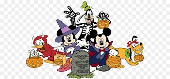 Mickey Mouse Minnie Mouse Window Clip art - disney halloween 