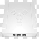 Micro Icon Set, Firewire, white and black metal frame transparent background PNG clipart