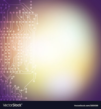 Microchip background electronic circuit EPS10 vector image
