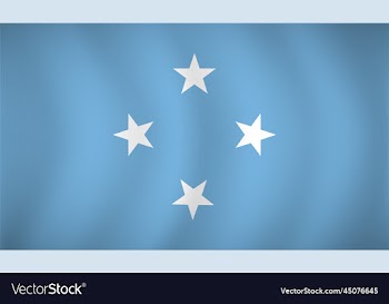 micronesia flag background