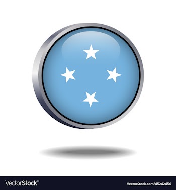 micronesia flag button